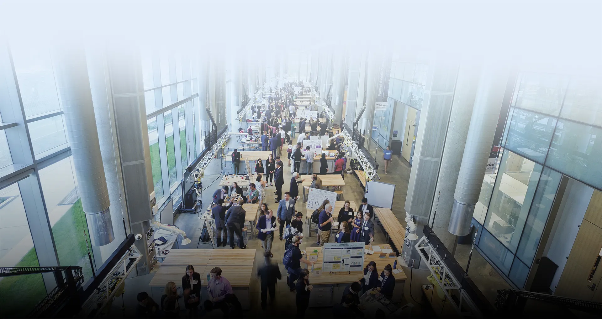 Researchers presenting at a UMD event